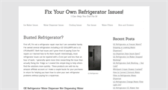 Desktop Screenshot of bustedrefrigerator.com